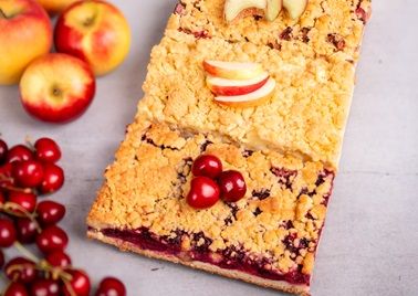 Bäcker Müller Produkte Kuchen: Streuselkuchen mit versch. Füllungen