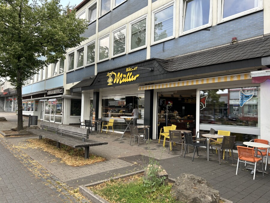 Bäcker Müller, Filiale in Stadtallendorf, Niederkleiner Straße, Außenansicht