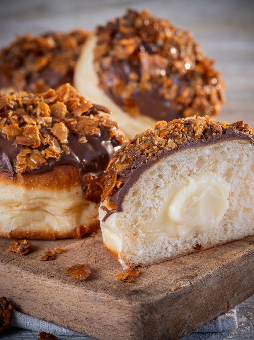 Bäcker Müller Produkt-Highlights, Biene-Pudding-Berliner